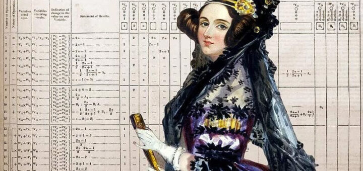 Retrato de Ada Lovelace por Margaret Carpenter, 1836.